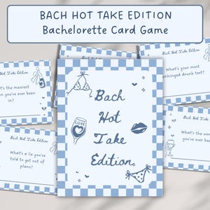 Printable Party Game-Bachelorette Bachelorette Drinking Card Game Bachelorette Downloadable Game Funny Bach Activity Bachelorette Dusty Blue