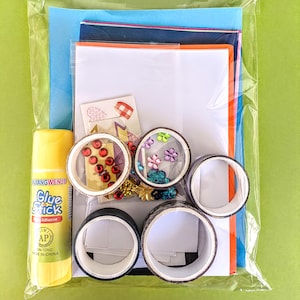 Kit para hacer tarjetas de bricolaje: kit de tarjetas de felicitación hechas a mano con sobres: kit de manualidades para tarjetas de cumpleaños, agradecimiento, Navidad y festividades