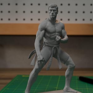 Jean-Claude van Damme | BLOODSPORTS | Frank Dux | 12k high quality resin figure | CA3D | 3d print | miniature painting | garage kit |