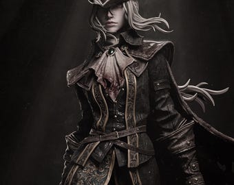 Lady MARIA | BLOODBORNE | 12k high quality resin figure | CA3D | 3d print | miniature painting | garage kit |