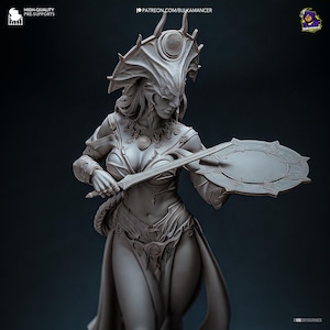 SHAR Lady of Darkness | Baldurs Gate 3 | 12k hoogwaardig harsfiguur | Bulkamancer | 3D-afdruk | miniatuurschilderij |