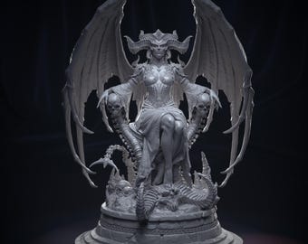 Mother of demons | Lilith | 12k high quality resin figure | Bulkamancer | 3d print |