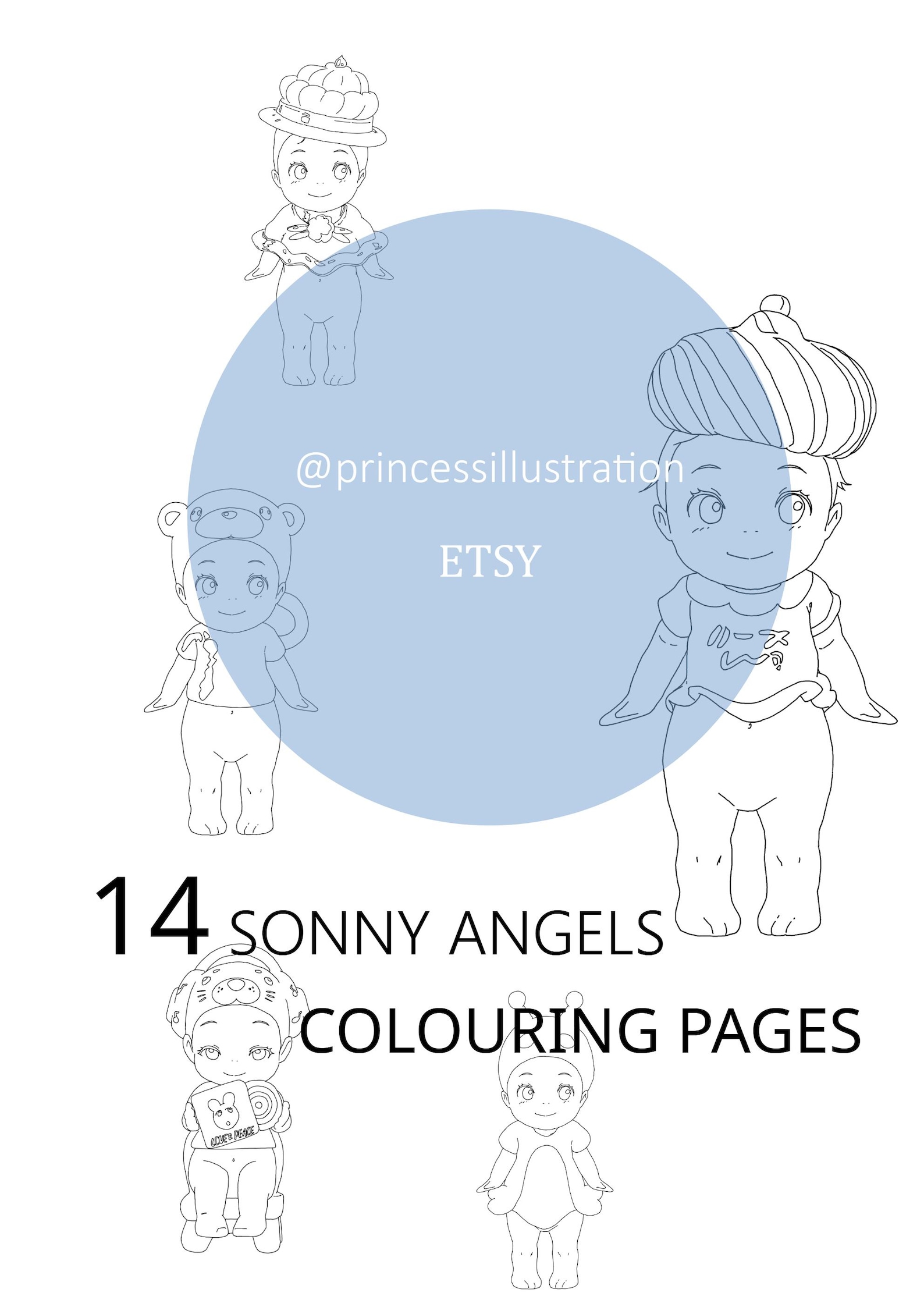 14 Adorable Sonny Angels Coloring Pages: Dive into a World of Colors ...