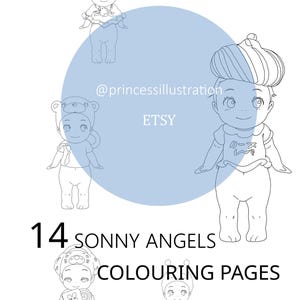 14 Adorable Sonny Angels Coloring Pages: Dive into a World of Colors ...