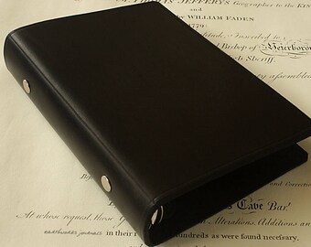 Filofax The Original A5 Patent Black Organizer-Montgomery Pens Fountain Pen Store - View #3