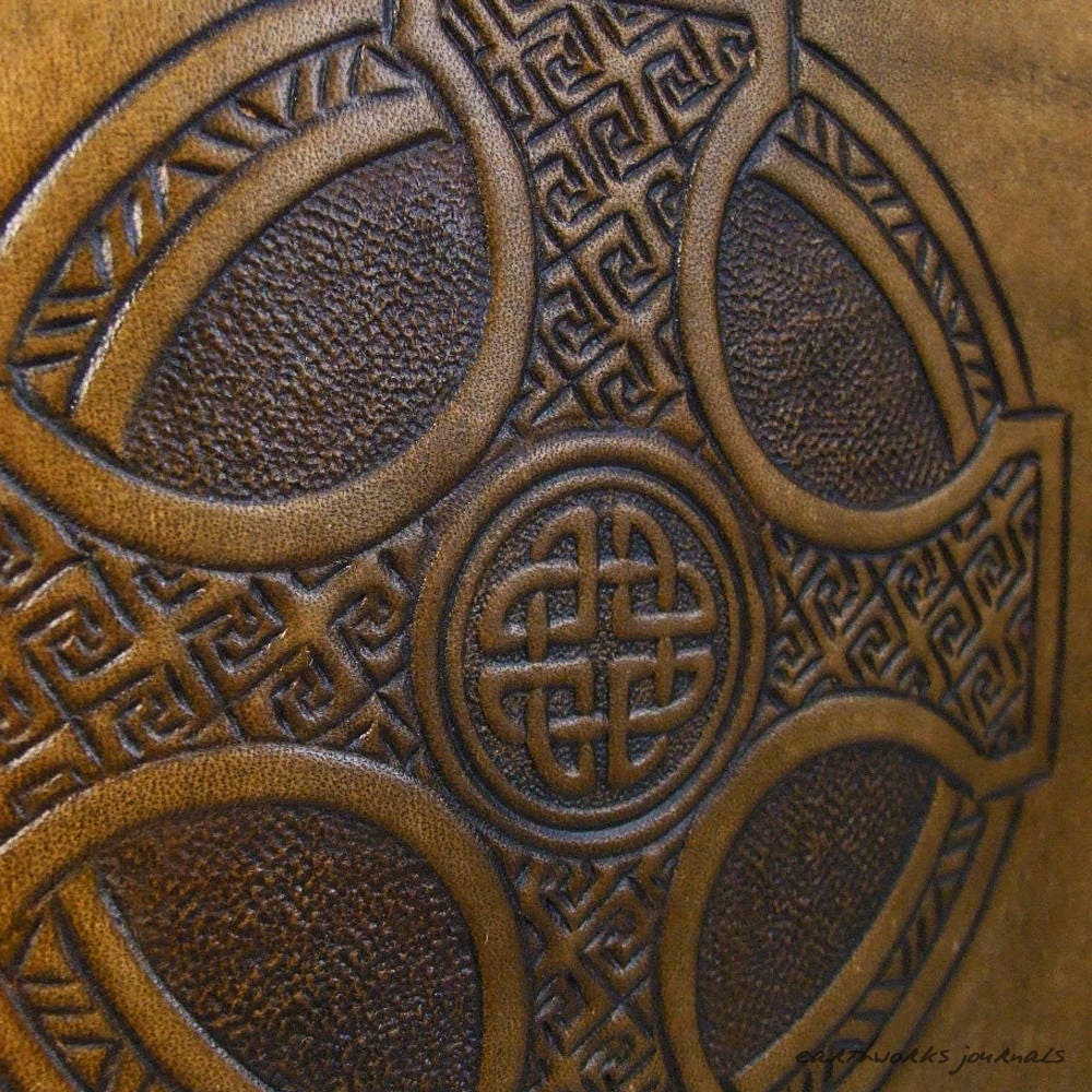 The Celtic Cross Personal Notebook Journal - 5x8 Inch - Brown – The Amazing  Office