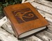 A5, Medium, Leather Bound Journal, Eye of Horus, Wedjat, Egyptian Journal, Brown Leather, Book of Shadows, Leather Notebook, Personalized. 