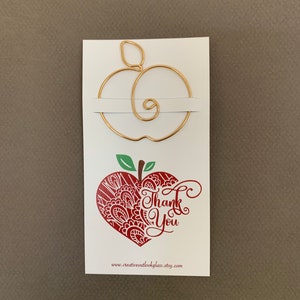 ¡Regalo de agradecimiento de Apple, regalo de reconocimiento para maestros, marcador de Apple, regalo favorito para maestros, regalo perfecto para maestros para 2025! imagen 6