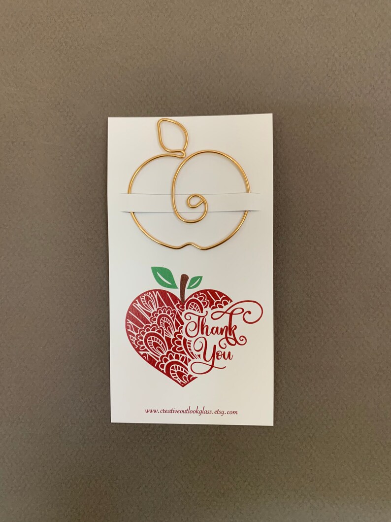¡Regalo de agradecimiento de Apple, regalo de reconocimiento para maestros, marcador de Apple, regalo favorito para maestros, regalo perfecto para maestros para 2025! imagen 6