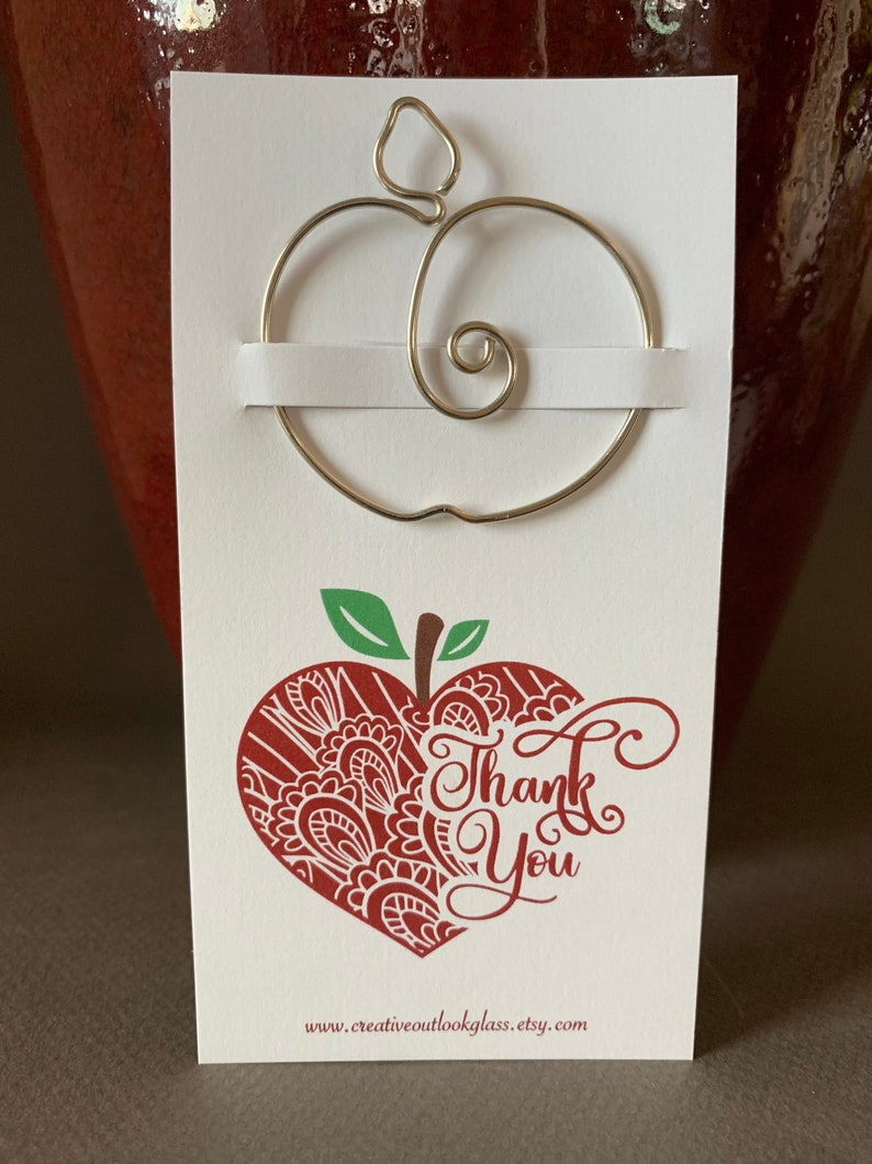 ¡Regalo de agradecimiento de Apple, regalo de reconocimiento para maestros, marcador de Apple, regalo favorito para maestros, regalo perfecto para maestros para 2025! imagen 2