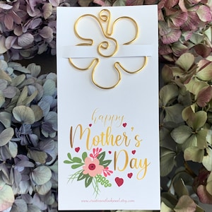 Marcador del Día de la Madre, Regalo único del Día de la Madre Feliz, Tarjeta para mamá, Regalo amante de los libros, Recuerdo especial para mamá