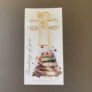 Cadeau pensez à vous, marque-page fabriqué à la main, carte bien pensée, cadeau idéal pour les amateurs de lecture, cadeau de remerciement, gratitude, carte de remerciement