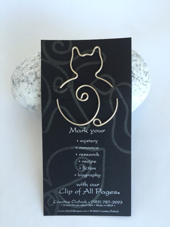 Cat Bookmark, Teacher Gift, Cat Lover, Pet Rescue, Pet Adoption, Librarian Gift, Crazy Cat Lady, Book Club, Pet Remembrance, Thank You Gift