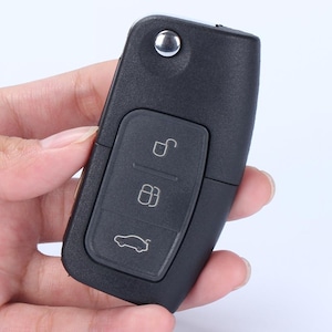 Auto Schlüsselanhänger Ersatz für Ford Fiesta Focus 3 2 Mondeo MK4 C-Max S-Max Galaxy Shell Cover DIY 3 Tasten Folding Fernbedienung