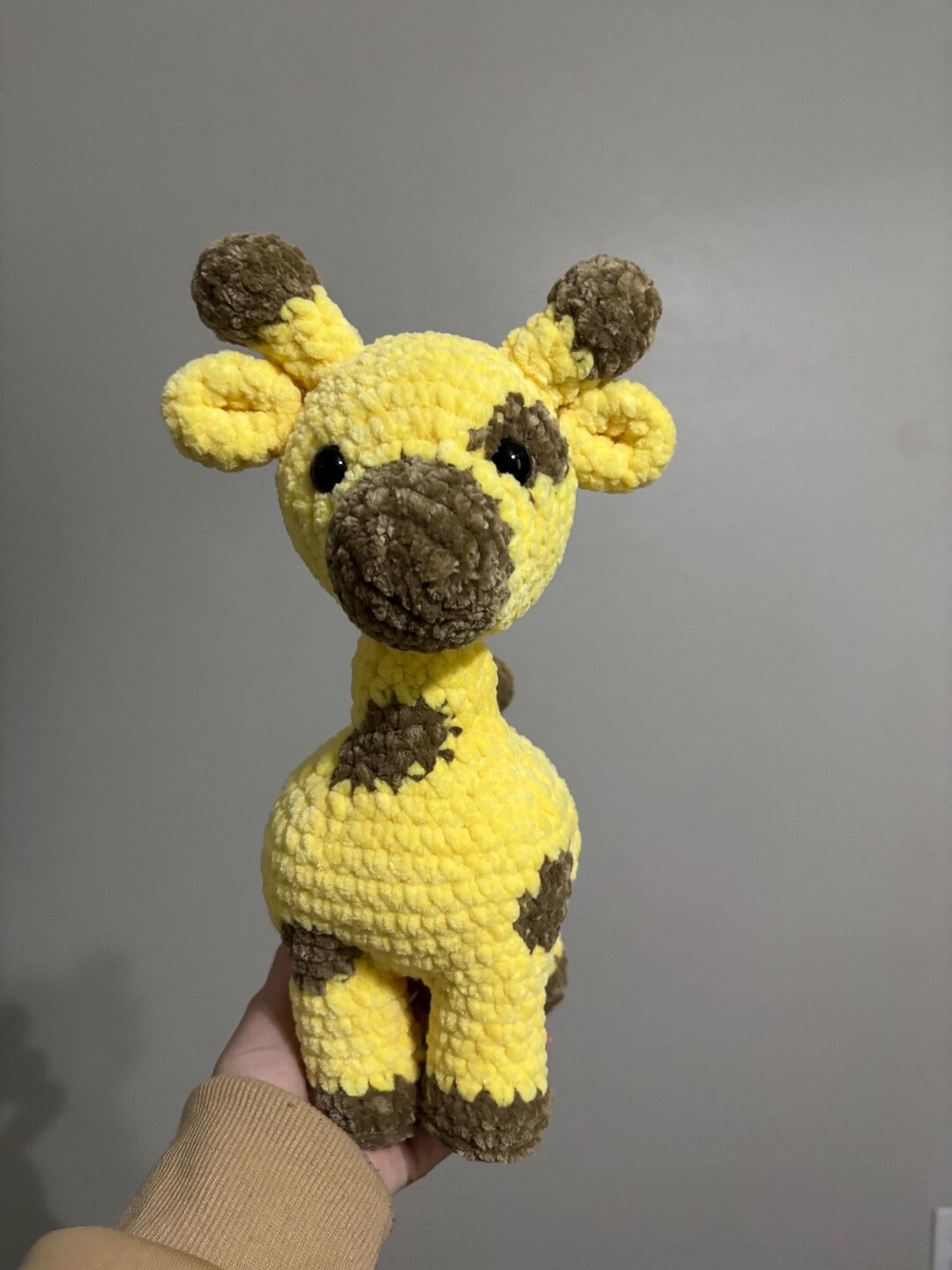 Crocheted Giraffe Plushie Giraffe Gift Etsy