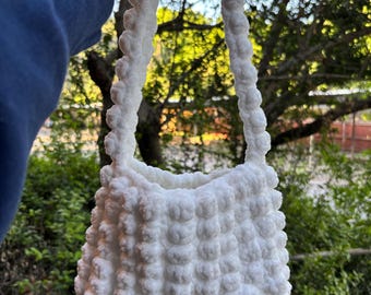 Crocheted Bubble Bag| Handbag| Purse