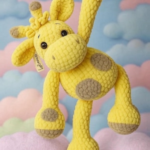 Cute Giraffe Crochet Pattern | Beginner Amigurumi Toy PDF | Soft Plush Baby Gift Idea