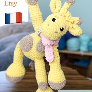 Patron Crochet Girafe PDF | Amigurumi Facile | Jouet Peluche à Faire Soi-Même
