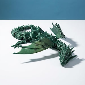 100+ Flexi Dragon STL Bundle | Articulated Dragon 3D Print Files | Flexi Dragons STL Pack | Printable Fidget Dragon image 9