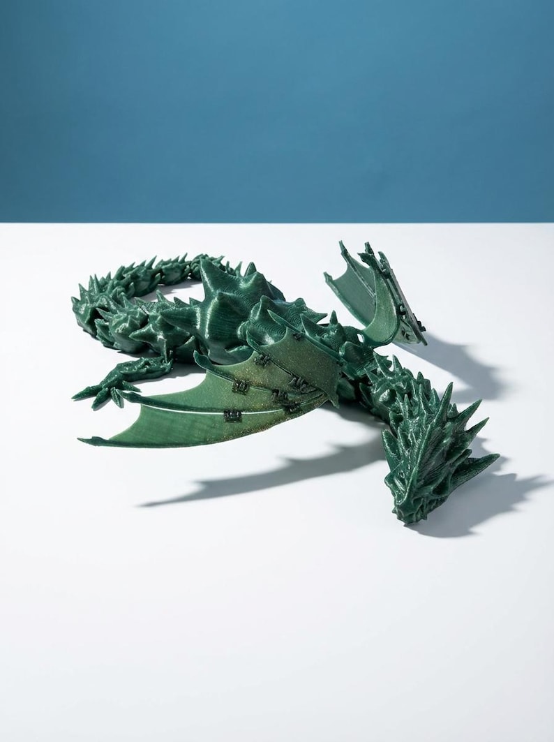 100+ Flexi Dragon STL Bundle | Articulated Dragon 3D Print Files | Flexi Dragons STL Pack | Printable Fidget Dragon image 9