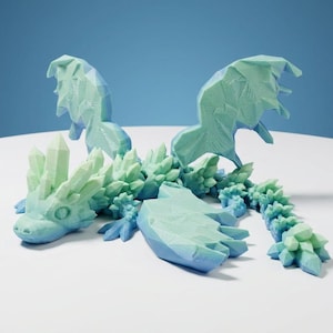 100+ Flexi Dragon STL Bundle | Articulated Dragon 3D Print Files | Flexi Dragons STL Pack | Printable Fidget Dragon image 2