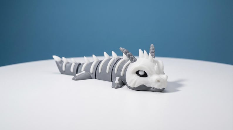 100+ Flexi Dragon STL Bundle | Articulated Dragon 3D Print Files | Flexi Dragons STL Pack | Printable Fidget Dragon image 6