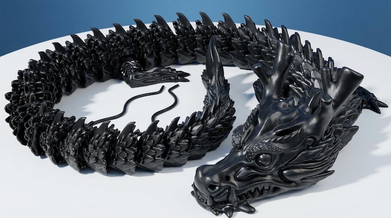 100+ Flexi Dragon STL Bundle | Articulated Dragon 3D Print Files | Flexi Dragons STL Pack | Printable Fidget Dragon image 5