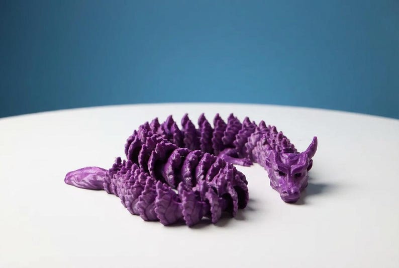 100+ Flexi Dragon STL Bundle | Articulated Dragon 3D Print Files | Flexi Dragons STL Pack | Printable Fidget Dragon image 11