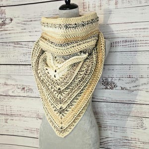 Handmade Wild Oleander Hooded Scarf