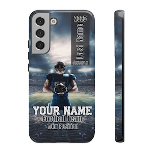 Personalized Phone Cases for Football Fans - Custom Sports Phone Case, Sports Accessories, Gifts for Athlete, Team Spirit, Game Day Gear