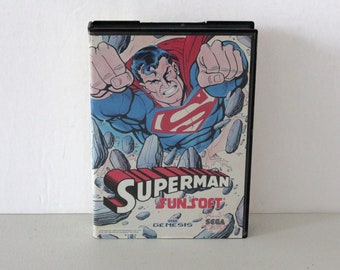 Superman Sega Genesis Video Game with Instructions