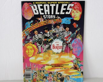 1978 Marvel Comic Super Special The Beatles Story Vol. 1 No. 4
