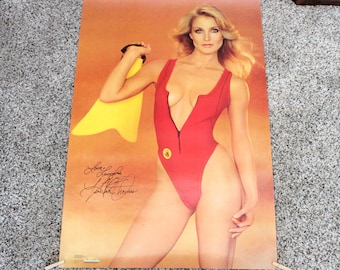 Heather Thomas 1983 Red Swimsuit Poster, Fall Guy Star