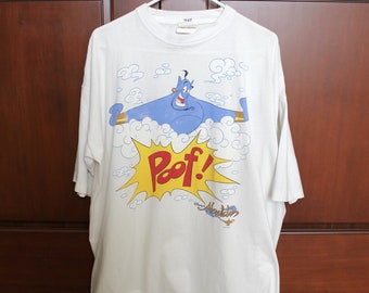 Stanley Desantis Disney Aladdin 1990s T Shirt, Genie Poof