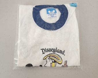 Sealed Disneyland Big Thunder Mountain Child's Ringer T Shirt Large, Vintage Disney