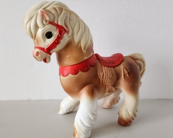 The Edward Mobley Arrow Rubber Horse Squeak Toy 1960s