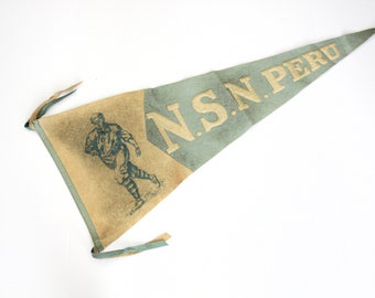 Nebraska State Normal College School Pennant, Pre 1921 Baseball Pitcher, Teacher's