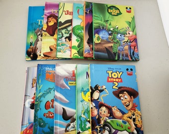 Lot of 11 Walt Disney Pixar Hard Cover Children's Books, Storybooks, Grolier Book Club, Scholastic, Toy Story 2, Little Mermaid. Lion King