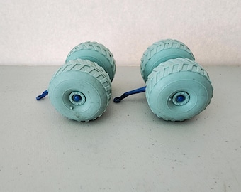 Marx Operation Moon Base Set of 2 Balloon Wheels and Axles