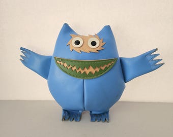 Vintage Nauga Monster Doll 1960s By Naugahyde