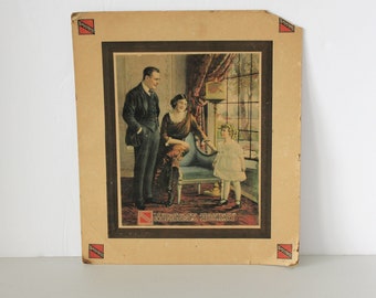 Notaseme Hosiery Easel Back Advertising Display Card Vintage 1920s