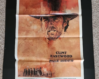 Pale Rider Movie Poster Clint Eastwood 1985