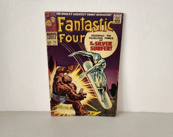 Fantastic Four The Silver Surfer #55 Oct 1966 Marvel Comic Book