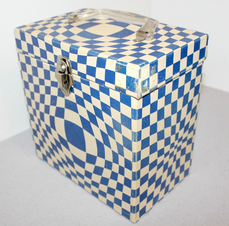 4 Record Storage Boxes Box 45 rpm Jukebox Size Carrying Cases Etsy