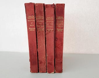 Set of 4 Morgan Robertson Autograph Edition Books Where Angels Fear To Tread