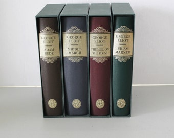 Set of 4 George Eliot Book in Slipcases, 1999 Folio Society