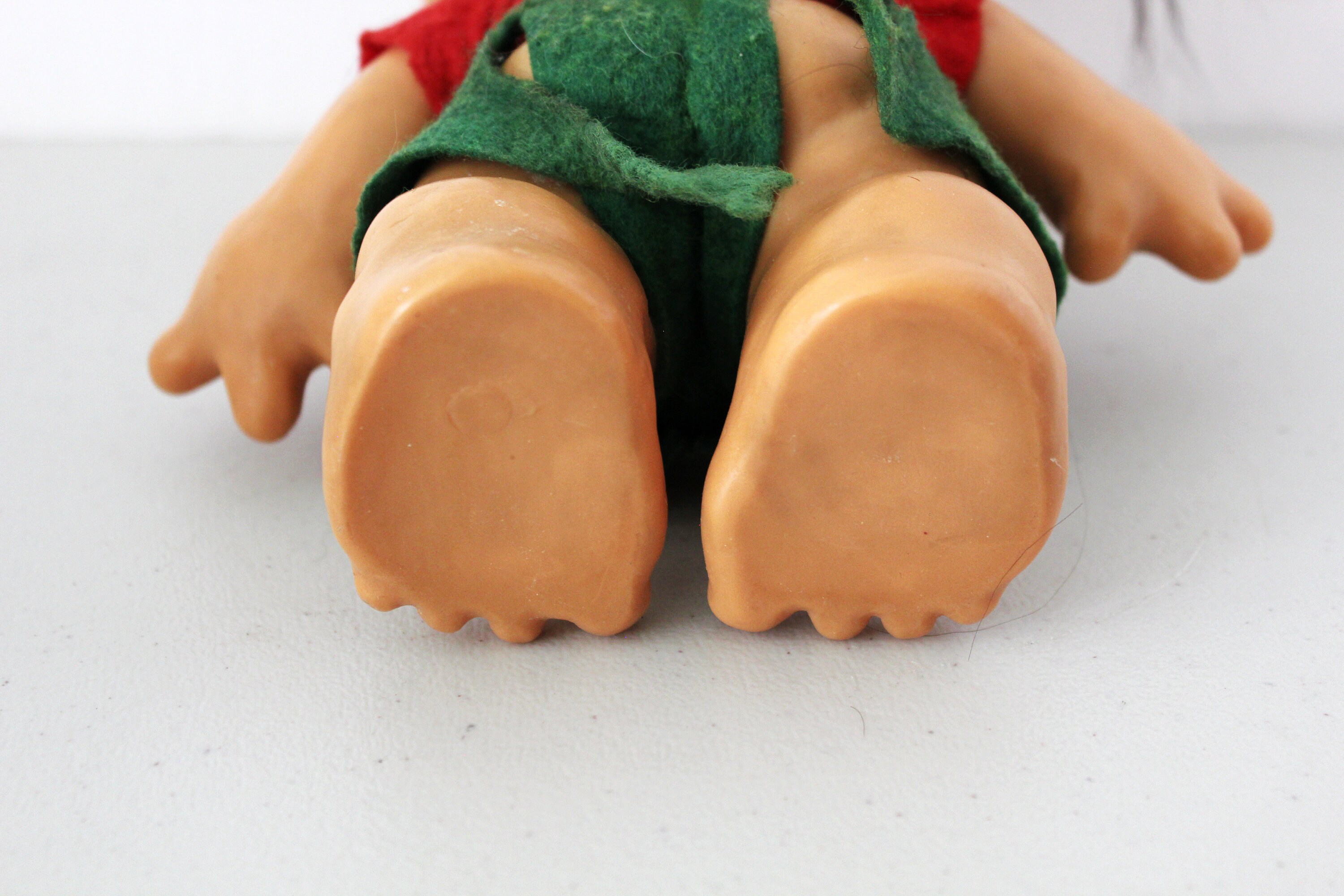 Thomas Dam Troll Doll, Vintage 1960s, Felt Clothes, 7.5 Tall