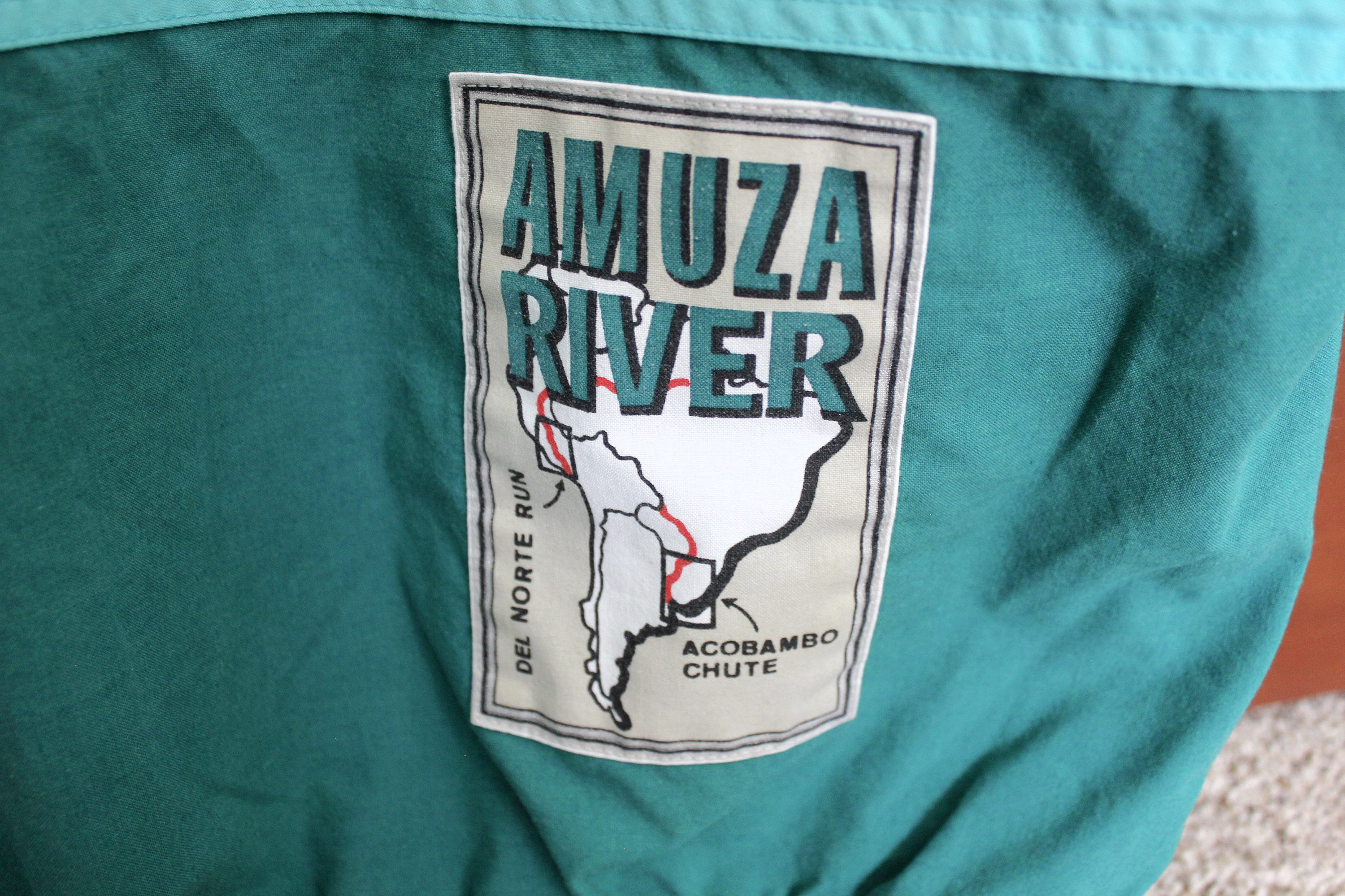 1980s Adidas Devil's Toenail All Over Print Pullover Sweatshirt