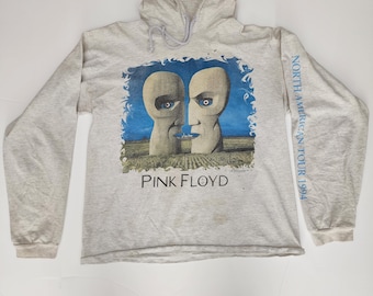 1994 Pink Floyd North American Tour Hoodie Shirt The Division Bell, Brockum L Large