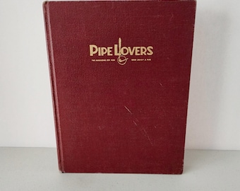 Pipe Lovers Magazine Bound Book 1949 Monthly Issues